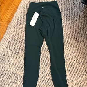 CRZ YOGA Dark Green Leggings
